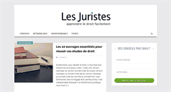 Desktop Screenshot of lesjuristes.com