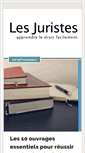 Mobile Screenshot of lesjuristes.com